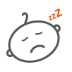 A sleepy child